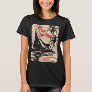 Camiseta Novo Tiki Bar Waikiki Estilo Havaiano Retro Estilo