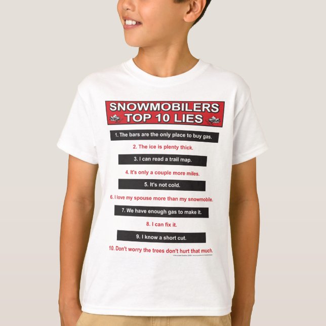 Camiseta Novo-top-10-lies-Grande-Vermelho (Frente)