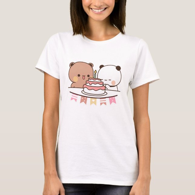 Camiseta novo urso e panda bubu dudu (Frente)