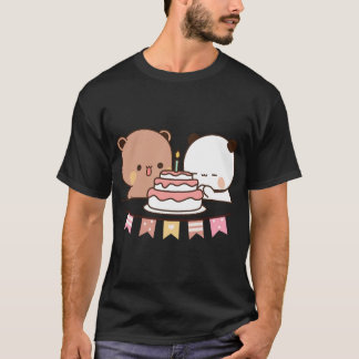 Camiseta novo urso e panda bubu dudu