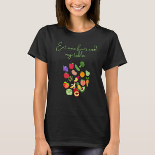 Camiseta Novo Visto de Fruta de Verão no exterior Veste dia