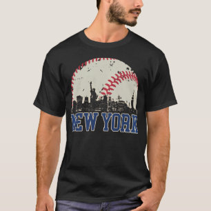 Camiseta Novo York Retro Baseball Lover Conhecido No Dia Do