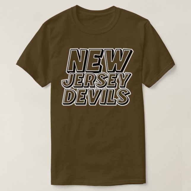 Camiseta Novos demônios de jersey 1 (Frente do Design)