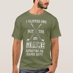 Camiseta Novos Pais da Primeira Vez como Pai de Hóquei no C