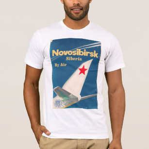 Camiseta Novosibirsk Siberia soviet union poster