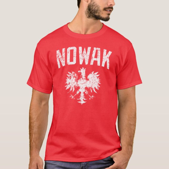Camiseta Nowak Eagle polonês (Frente)