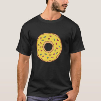 Camiseta Noz com Motif Amarelo para Homens Mulheres Chi