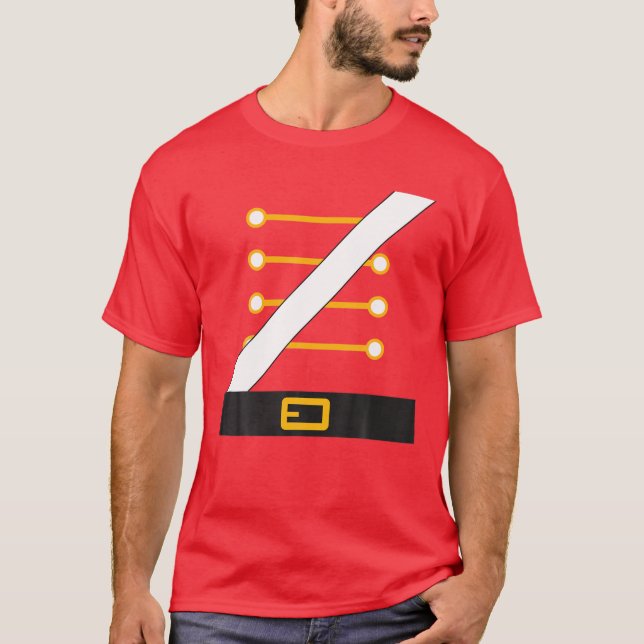 Camiseta Noz-Cracker Costume Uniforme Correspondente Toy So (Frente)