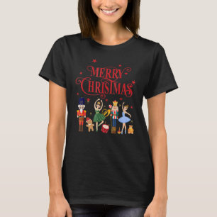 Camiseta Noz-cracker Merry Xmas Sugar Plum Fairy Nutcracker