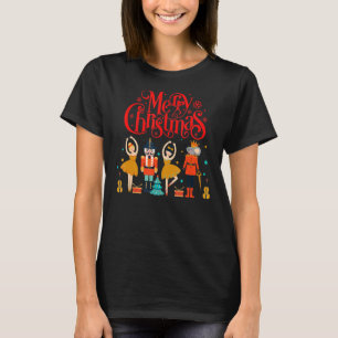 Camiseta Noz-cracker Merry Xmas Sugar Plum Fairy Nutcracker