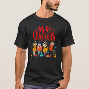 Camiseta Noz-cracker Merry Xmas Sugar Plum Fairy Nutcracker