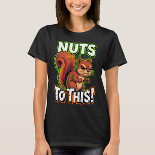 Camiseta Nozes de Esquilo Sarcástico para Este Meme Diverti