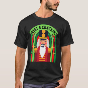 Camiseta Nozes de Natal O que está Cracking no Xmas Tee