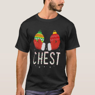Camiseta Nozes de Natal Peito Casal Correspondente Cast