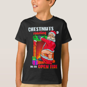 Camiseta Nozes do Peito Assando Piadas Safadas do Papai Noe