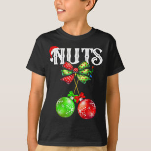 Camiseta Nozes Engraçadas no Peito Castanhas Correspondente