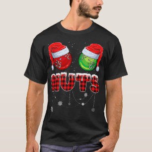 Camiseta Nozes Peito Casais Natal Divertido