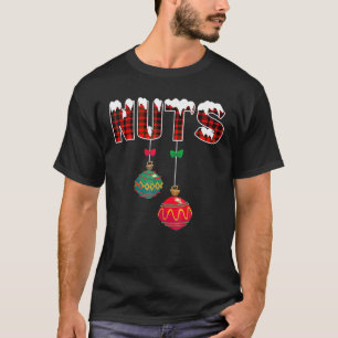 Camiseta Nozes Peito Divertido Correspondência Castanhas Na