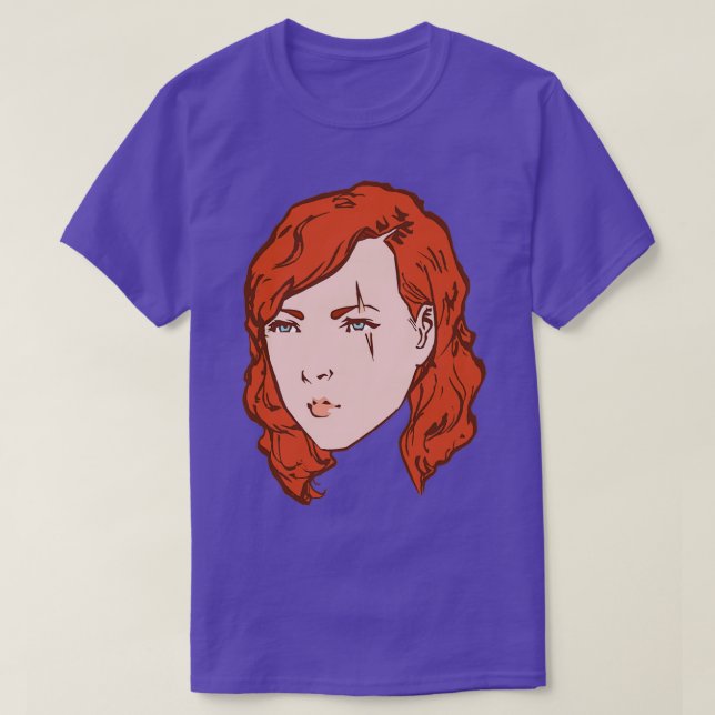 Camiseta NPC Barbarian Redhead (Frente do Design)