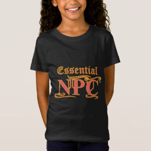 Camiseta NPC essencial Não mire Rob ou RPG engraçado no M