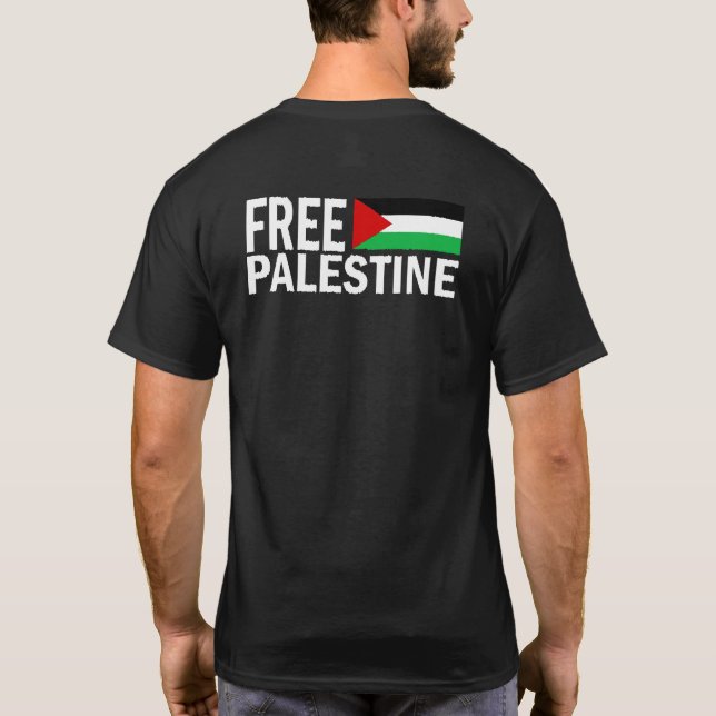 Camiseta NR KAIZOD Free Palestine T-Shirt (Verso)