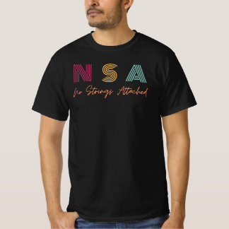 Camiseta NSA - Sem strings anexadas