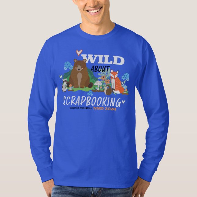 Camiseta NSD 2024 T-shirt Básica de Longa Folha Escura (Frente)