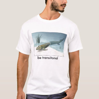 Camiseta NSF-ilustração-de-tiktaalik, seja transitonal