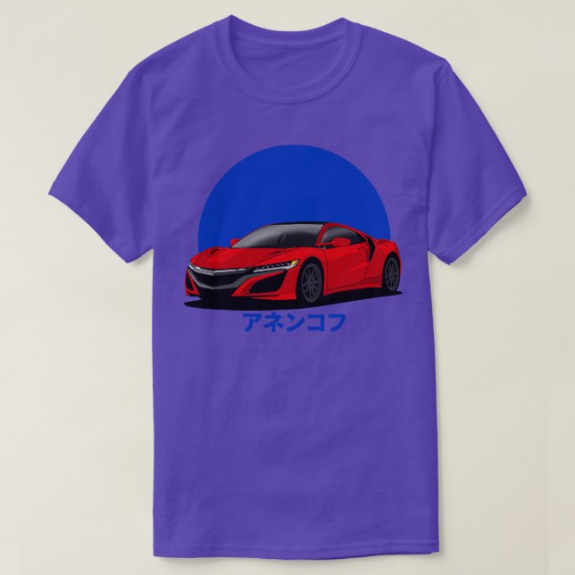 Camiseta NSX Vermelho (Frente do Design)