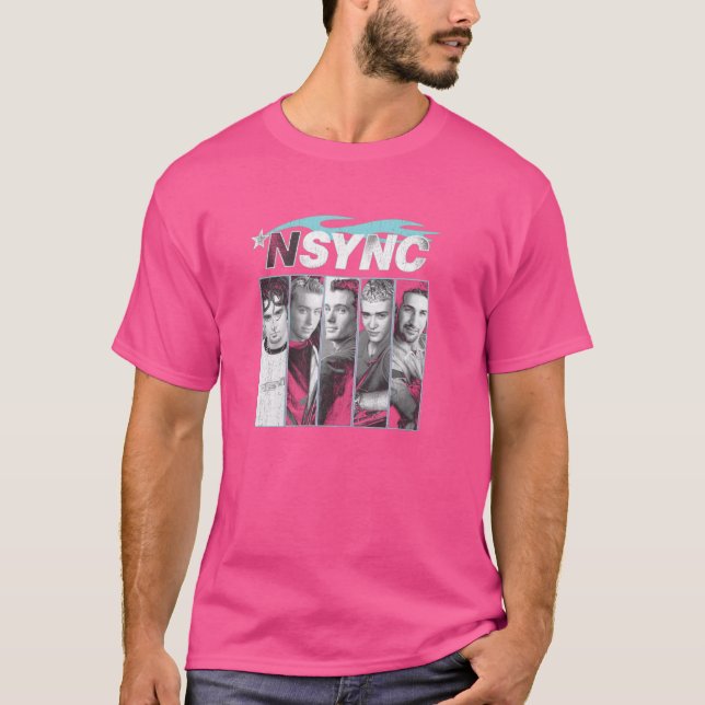Camiseta NSYNC Oficial Aqui Vamos Nós (Frente)