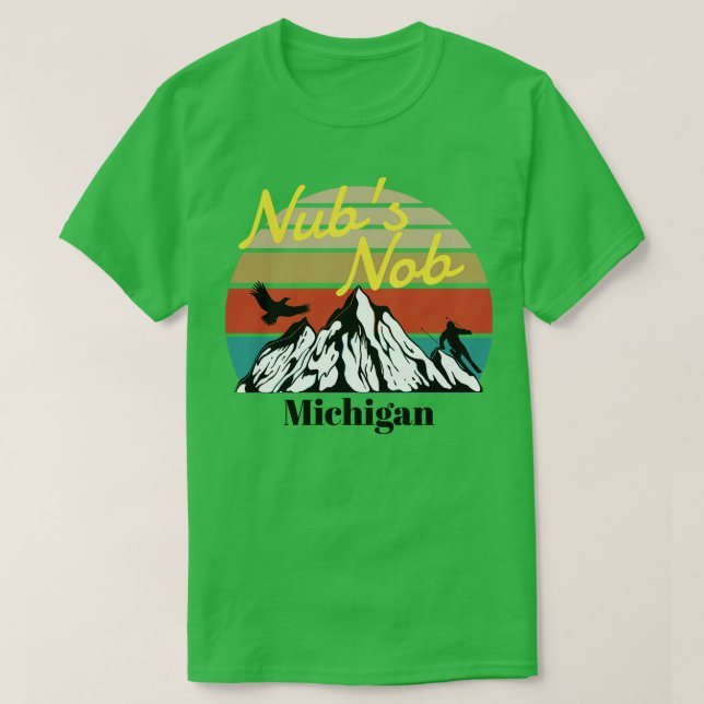 Camiseta Nubs Nob ski Michigan 1 (Frente do Design)