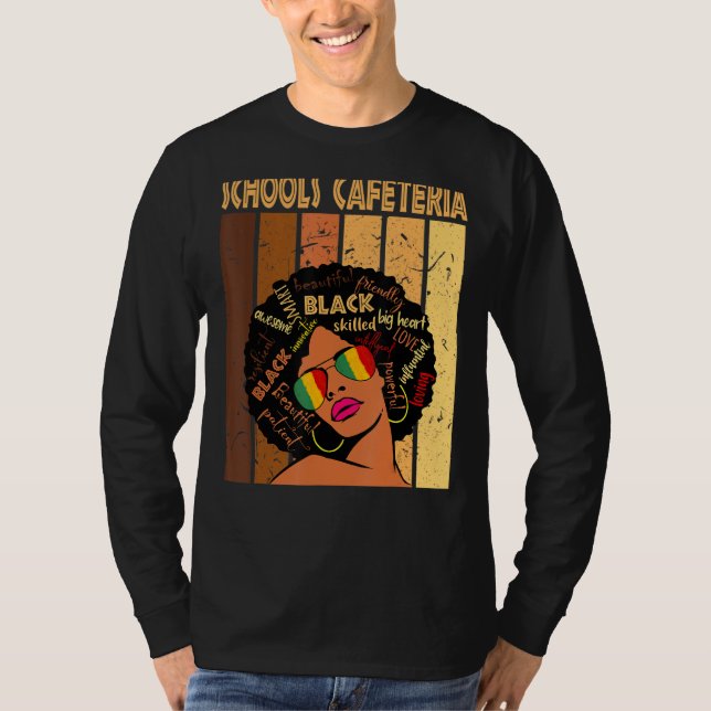 Camiseta Núcleo de Escolas Negra Afro-Americano (Frente)