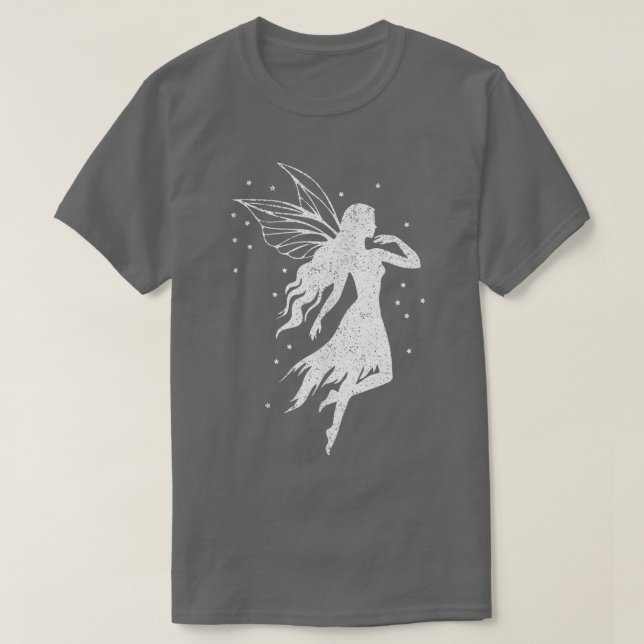 Camiseta Núcleo de fadas, Grunge de fadas, Mística, Algodão (Frente do Design)