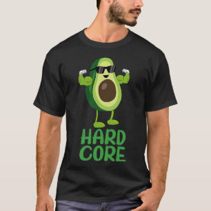 Camiseta Núcleo do Duro Muscular Avocado Funny 2