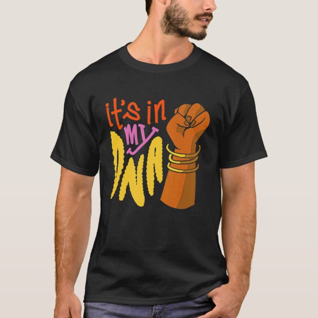 Camiseta Núcleo Orgulhoso Americano Típico BLM (Frente)