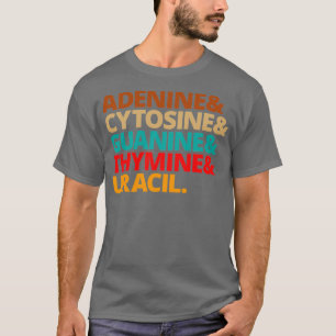 Camiseta Nucleobases Biologia Professor DNA Biólogo