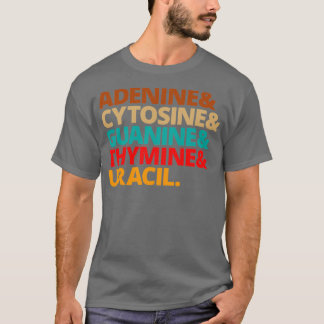 Camiseta Nucleobases Biologia Professor DNA Biólogo