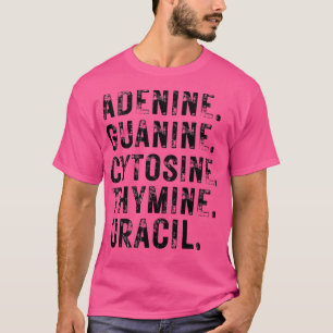 Camiseta Nucleobases Biologia Professor DNA Biólogo Present