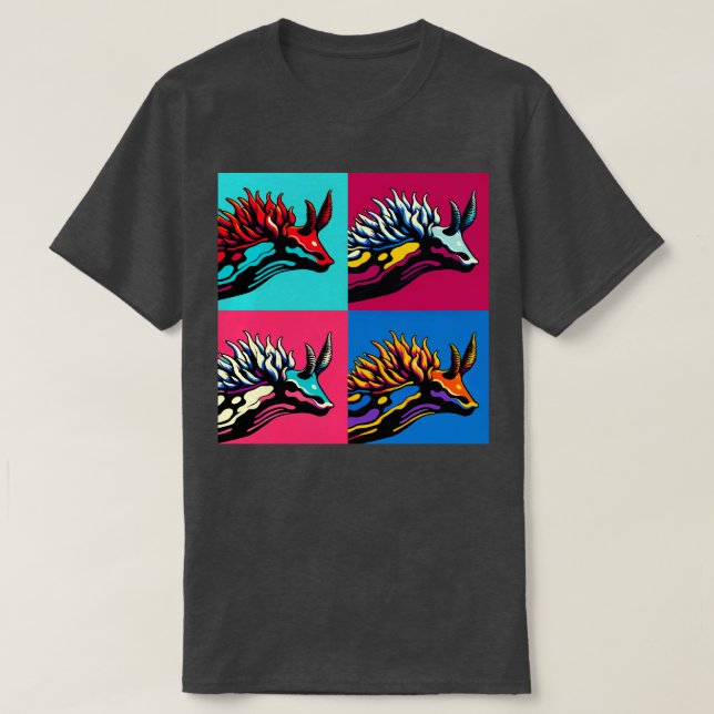 Camiseta Nudiberanch Art Trendy Marine Life (Frente do Design)