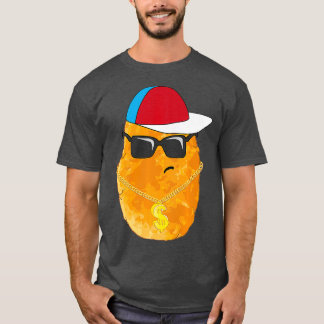 Camiseta Nug Life Chicken Nugget Junk Food Lover Gangster