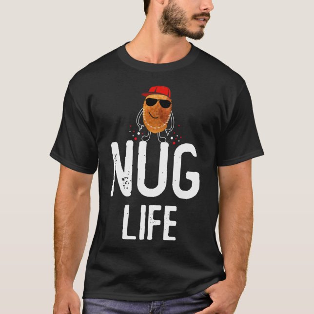 Camiseta Nug Life Chicken Nuggets (Frente)