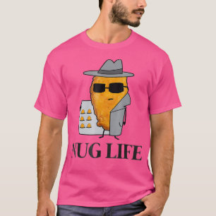Camiseta Nug Life Tee Chicken Nugget Tshirt para rapazes