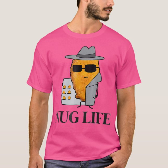 Camiseta Nug Life Tee Chicken Nugget Tshirt para rapazes (Frente)