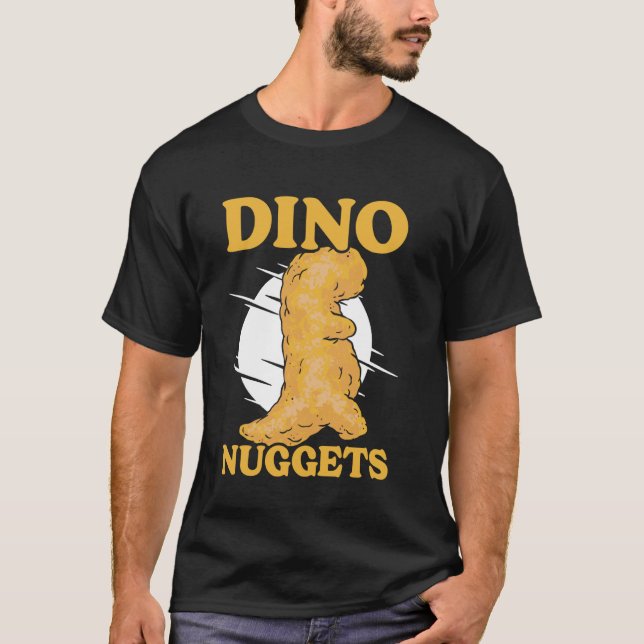 Camiseta Nugget de Frango Amante de Comida Frango Empanado (Frente)