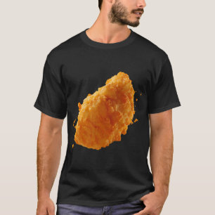 Camiseta Nugget de Frango Crocante Comida Divertida Tenders