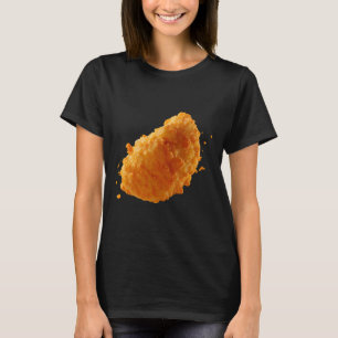 Camiseta Nugget de Frango Crocante Comida Divertida Tenders