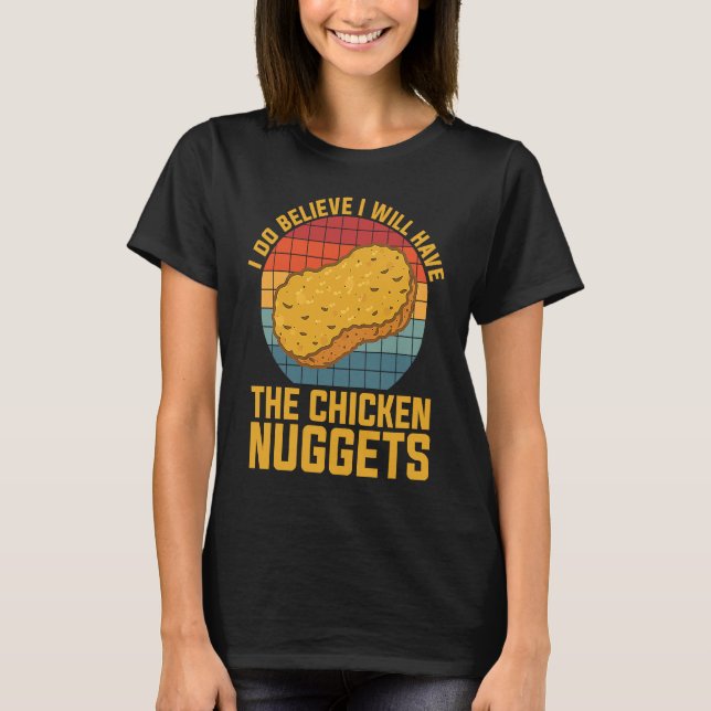 Camiseta Nugget de frango de nabo de nabo de anão rápido F (Frente)