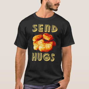 Camiseta Nugget de Frango Enviar Abraços Nuggets de Frango