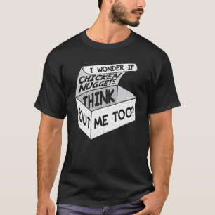 Camiseta Nugget de Frango Eu Amo Nugget de Frango Frito Fas