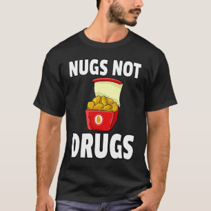 Camiseta Nugget de Frango Nugs Not Drugs